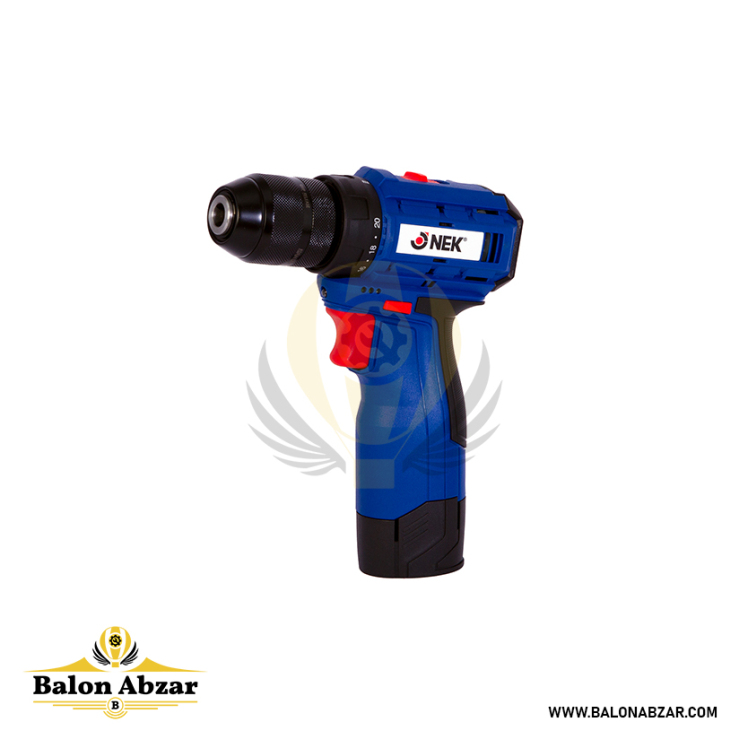 دریل و پیچگوشتی شارژی 12 ولت براشلس نک مدل 121LB با گارانتی 