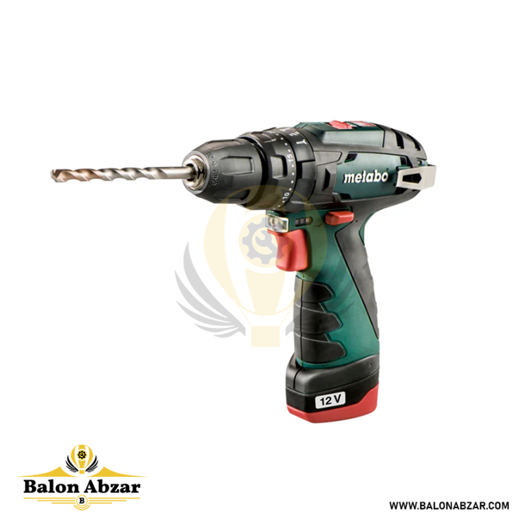 دریل شارژی 12 ولت متابو مدل 12 PowerMaxx SB با گارانتی 18 ماهه