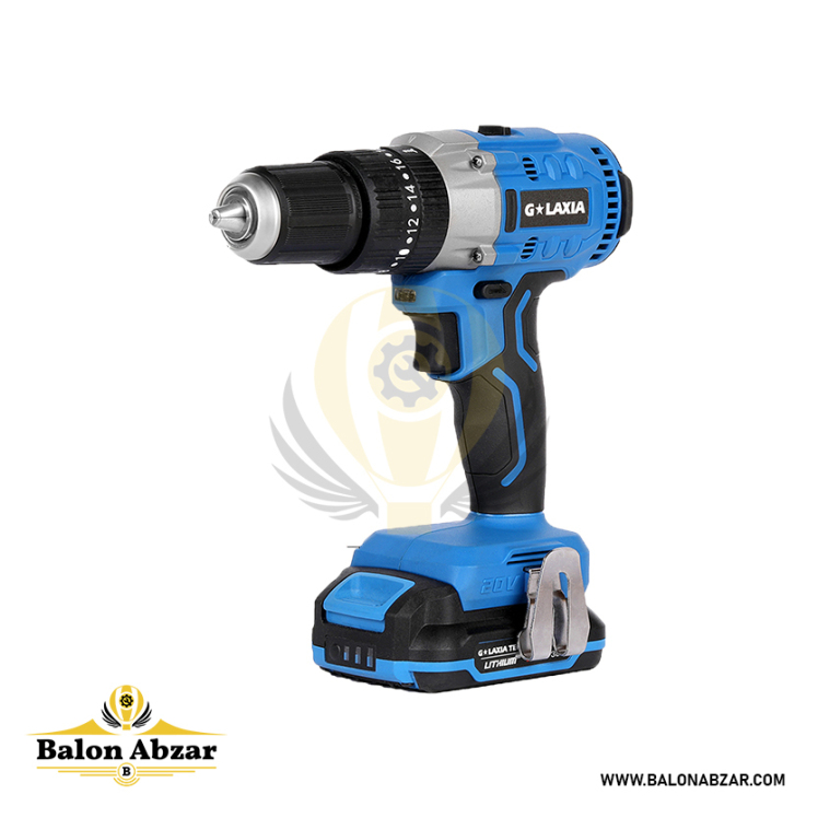 قیمت و مشخصات دریل شارژی 20 ولت چکشی براشلس گلکسیا