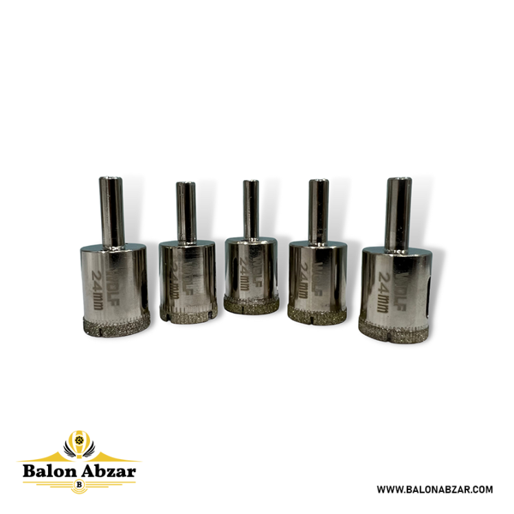 مته مخصوص شیشه و سرامیک ولف