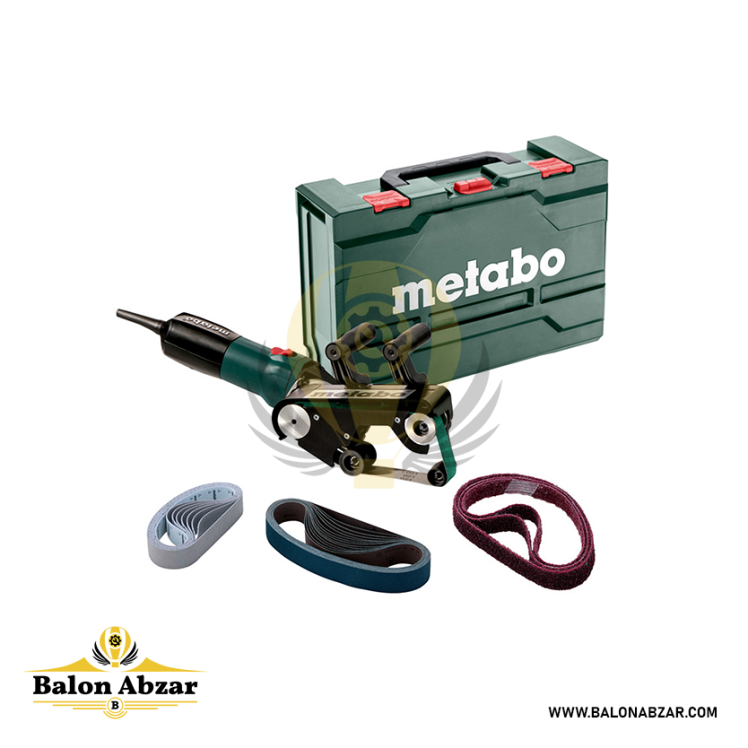 سنباده نواری 900 وات متابو مدل RBE 9-60 Set مخصوص استیل با 18 ماه گارانتی