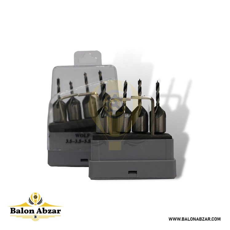 ست 4 عددی مته خزینه ولف