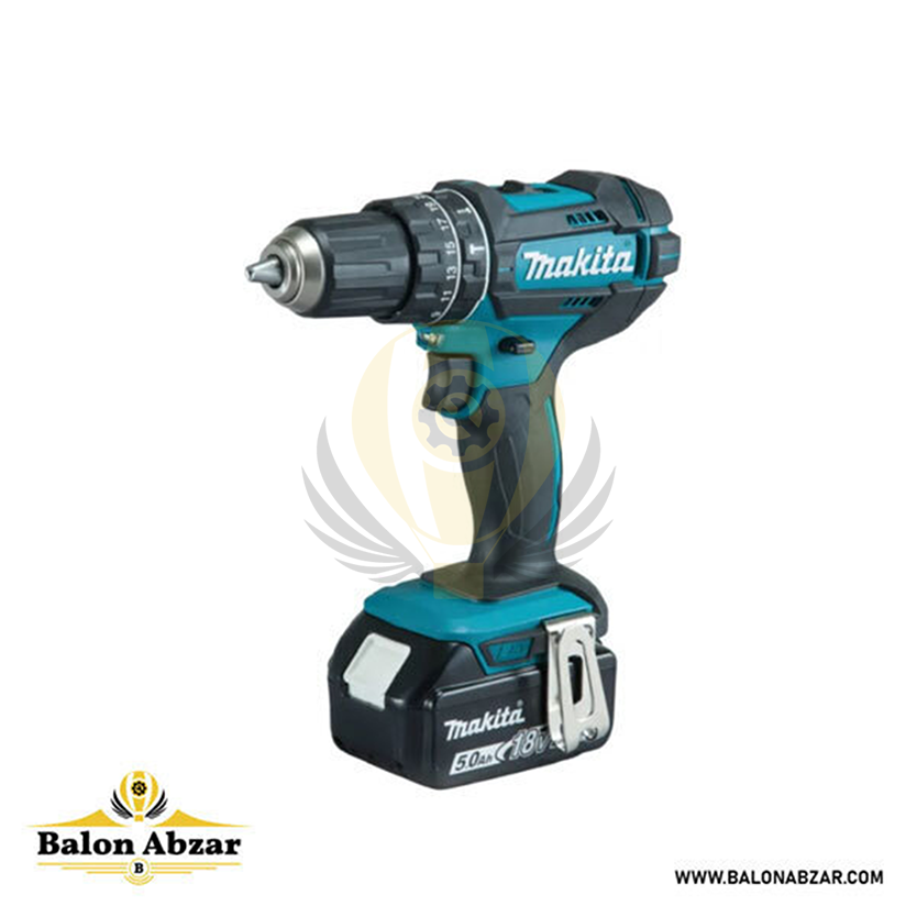  تصویر دریل شارژی 18 ولت Makita DHP482RTJ 