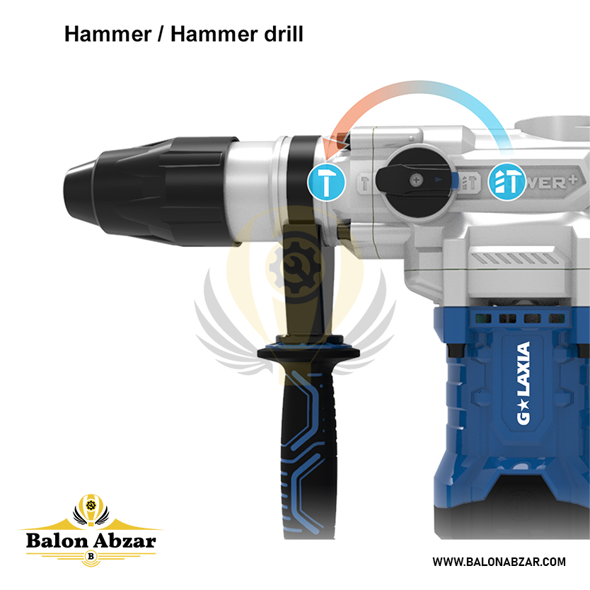  دریل بتن کن 58309 با حالت دریل چکشی و چکشی 
