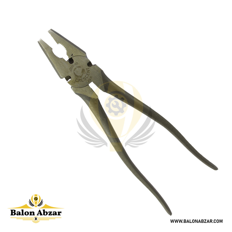 انبر دست قدیمی بدون روکش کرسنت مدل 10-1000