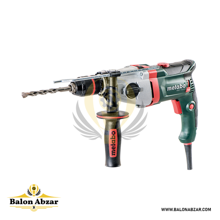 دریل 13 میلیمتر چکشی 1010 وات متابو مدل SBEV 1000 با 18 ماه گارانتی