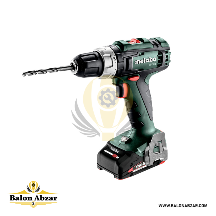دریل شارژی 18 ولت متابو مدل 18 BS با گارانتی 12 ماهه