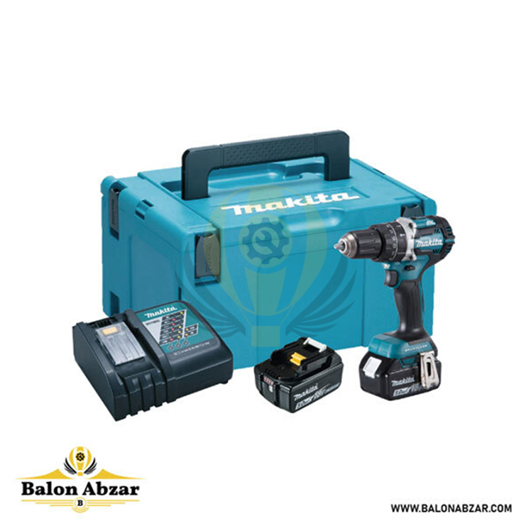 جعبه و اقلام همراه ماکیتا مدل DHP484RTJ با گارانتی | بالن ابزار