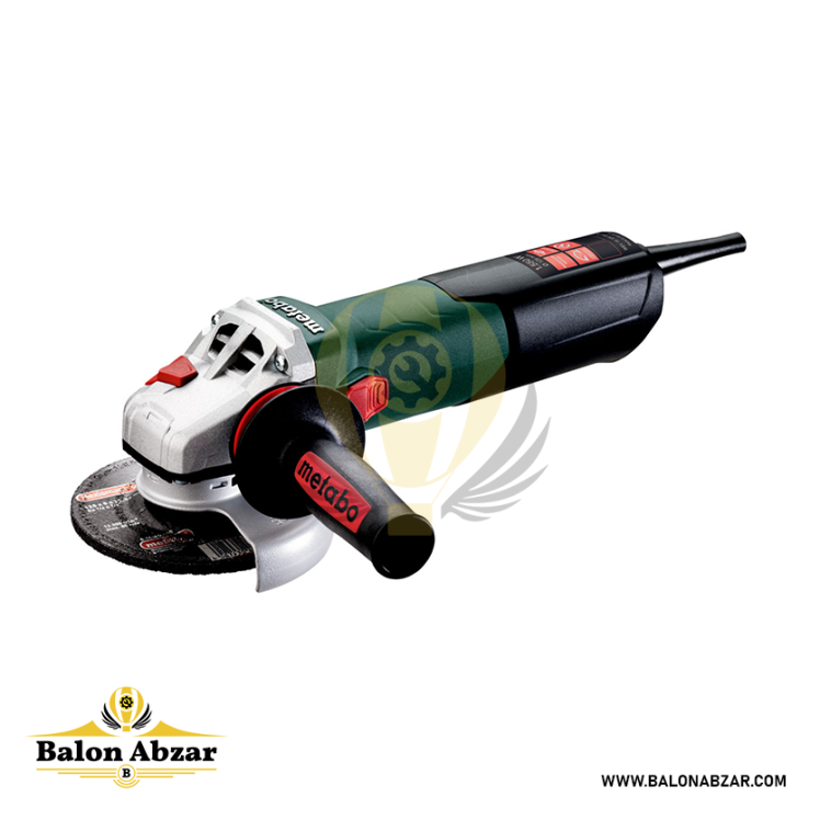 مینی فرز 1550 وات دیمردار متابو مدل WEV 15-125 Quick با گارانتی 18 ماهه