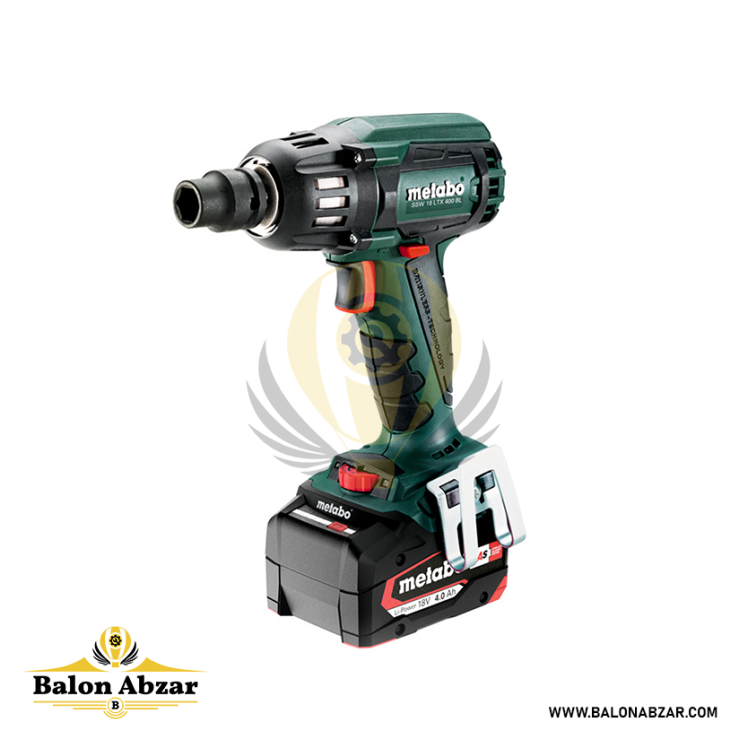 بکس شارژی 18 ولت براشلس متابو مدل SSW 18 LTX 400 BL با گارانتی 18 ماهه
