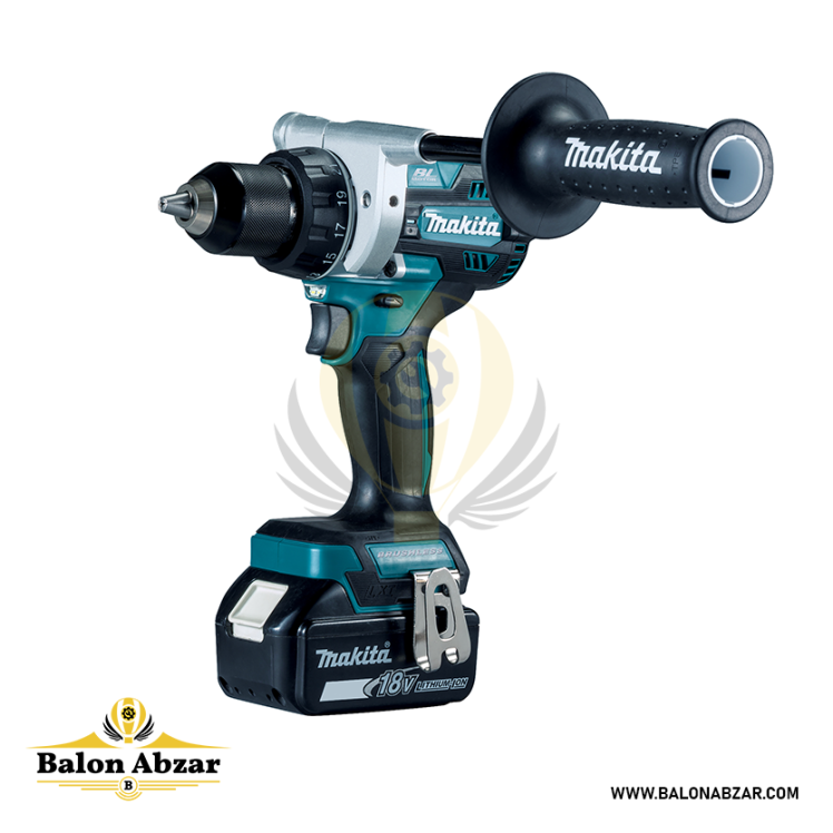 دریل شارژی 18 ولت براشلس ماکیتا مدل DDF486RT با گارانتی 12 ماهه