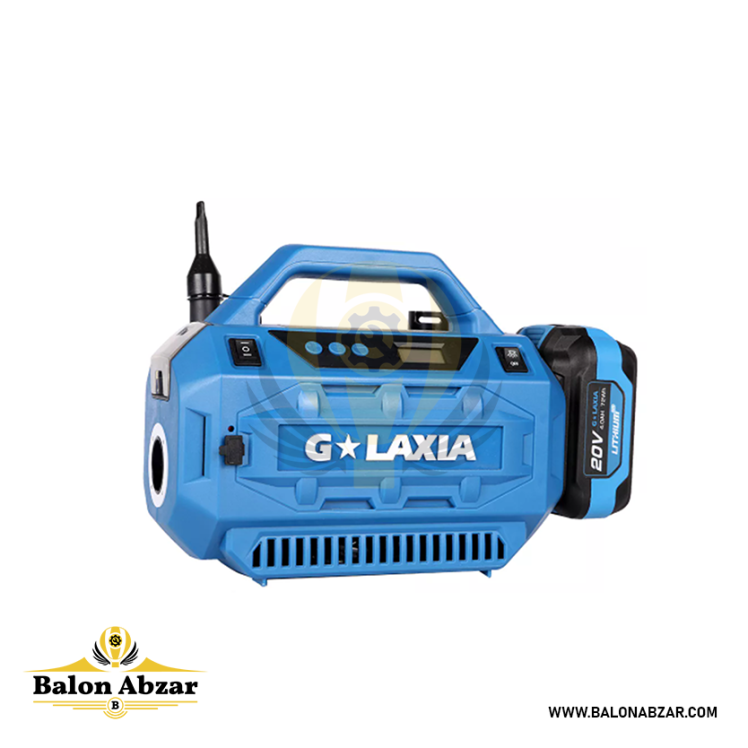 کمپرسور باد شارژی 20 ولت گلکسیا مدل 94401