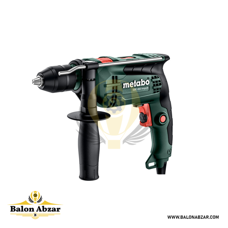 دریل 13 میلیمتر چکشی متابو مدل SBE 650 Impuls با گارانتی 18 ماهه