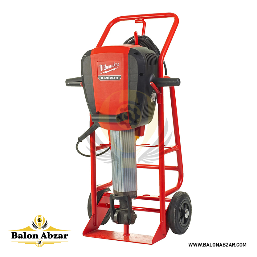  پیکور شش‌گوش دو دسته ۲۵ کیلویی میلواکی با چرخ 