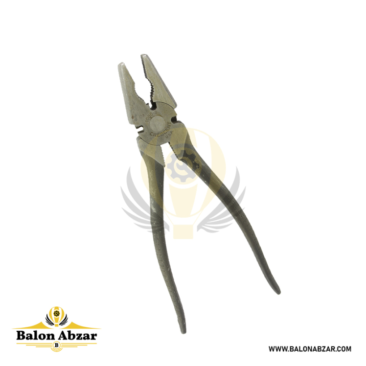 انبر دست قدیمی بدون روکش کرسنت مدل 8-1000