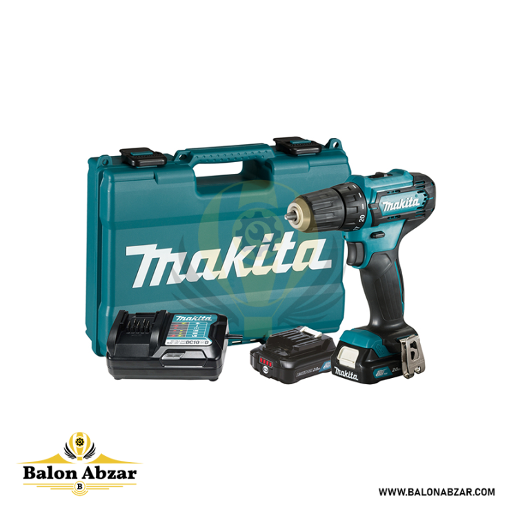 پکیج کامل دریل شارژی ماکیتا مدل DF333DSAE | بالن ابزار