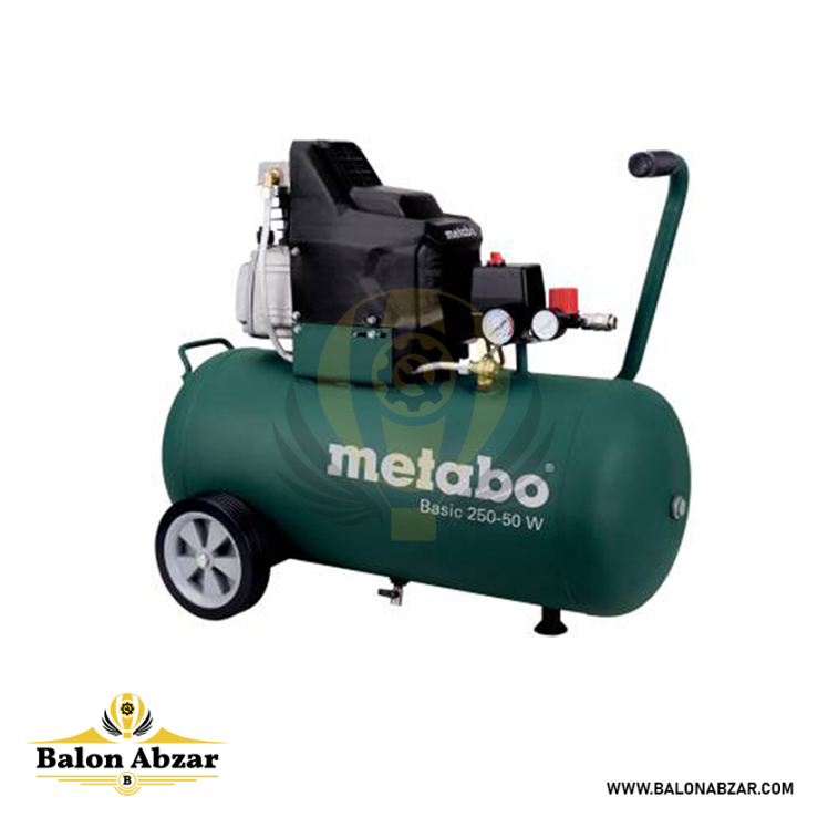 کمپرسور 50 لیتری متابو مدل BASIC 250-50 W با گارانتی 18 ماهه