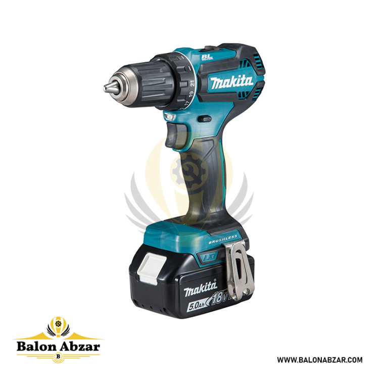 دریل شارژی 18 ولت براشلس ماکیتا مدل DDF485RFE با گارانتی 12 ماهه
