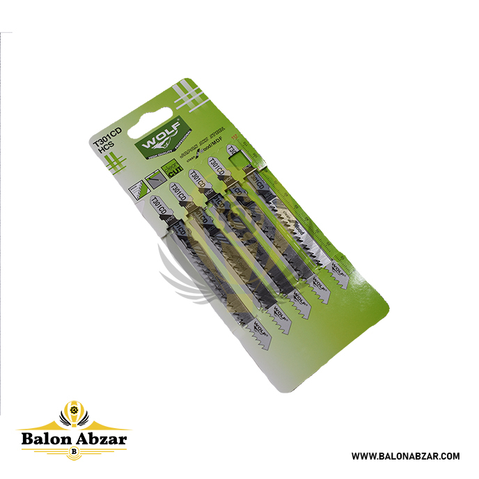 تیغ اره عمود بر چوب ولف 