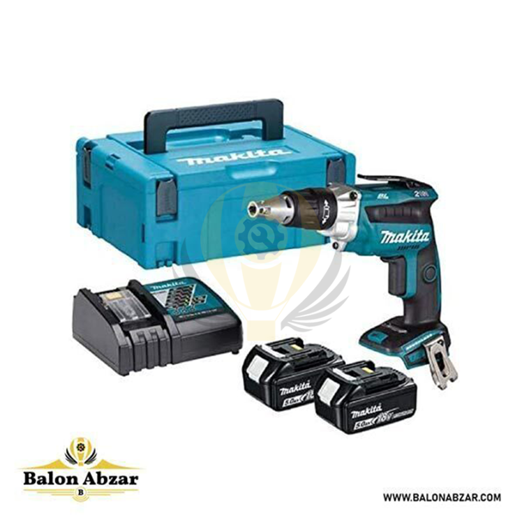 اقلام همراه اسکروگان شارژی Makita مدل DFS250RTJ