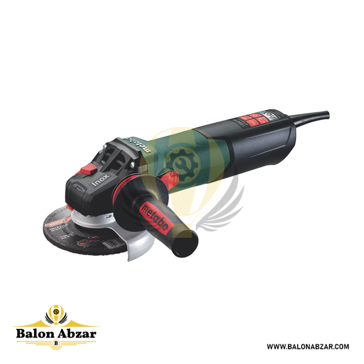 مینی فرز 1550 وات دیمردار متابو مدل WEV 15-125 Quick Inox با گارانتی 18 ماهه