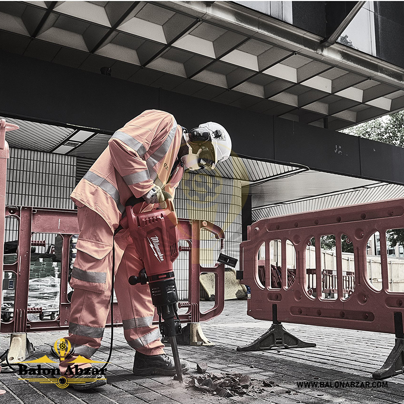  کار با پیکور شش‌گوش ۱۶ کیلویی میلواکی مدل K1528H (Hex 28mm) 